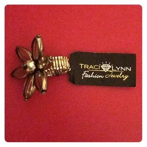Traci Lynn orchid ring